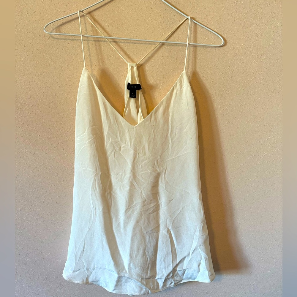J Crew Size 8 White Top